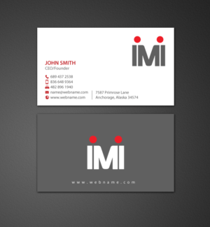 Visitenkarten-Design von chandrayaan.creative für Iron Mountain Insurance & Iron Mountain Investments | Design: #12270068