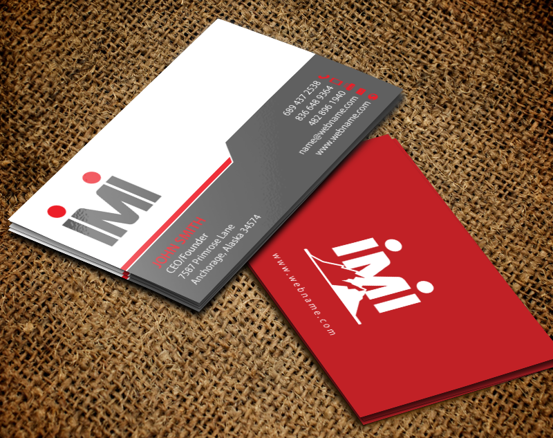 Visitenkarten-Design von chandrayaan.creative für Iron Mountain Insurance & Iron Mountain Investments | Design #12271090