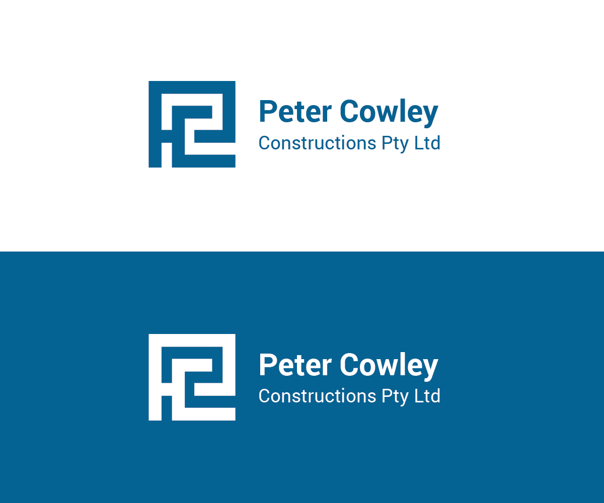 Logo Design by Nik_Studio_Geo for Peter Cowley Constructions Pty Ltd | Design #12259681