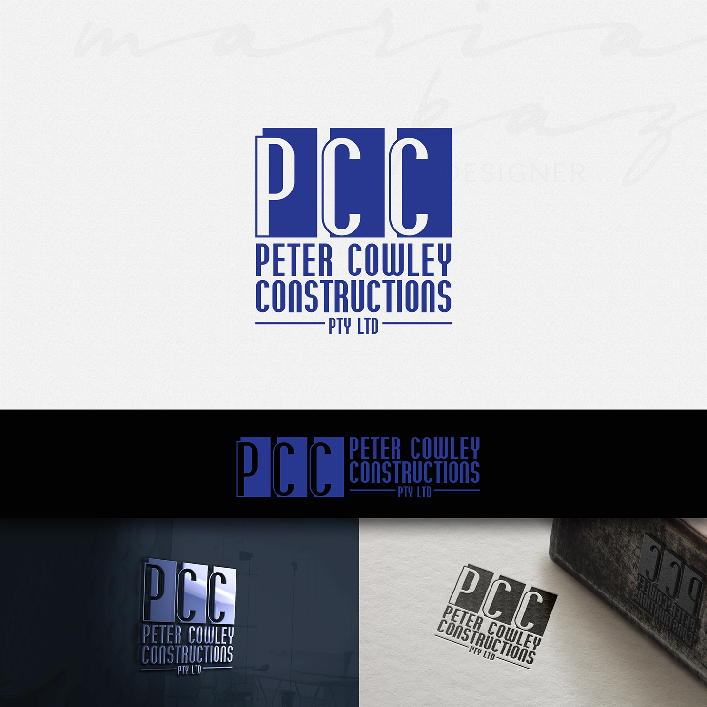 Design de Logo par maria-kaz pour Peter Cowley Constructions Pty Ltd | Design #12273509