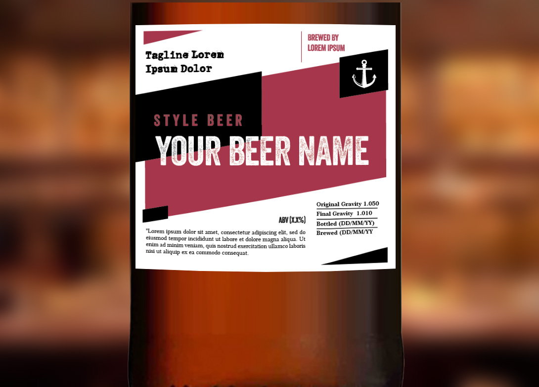 Sticker Design by Sarina.dsg for Beerskins | Design #12375902