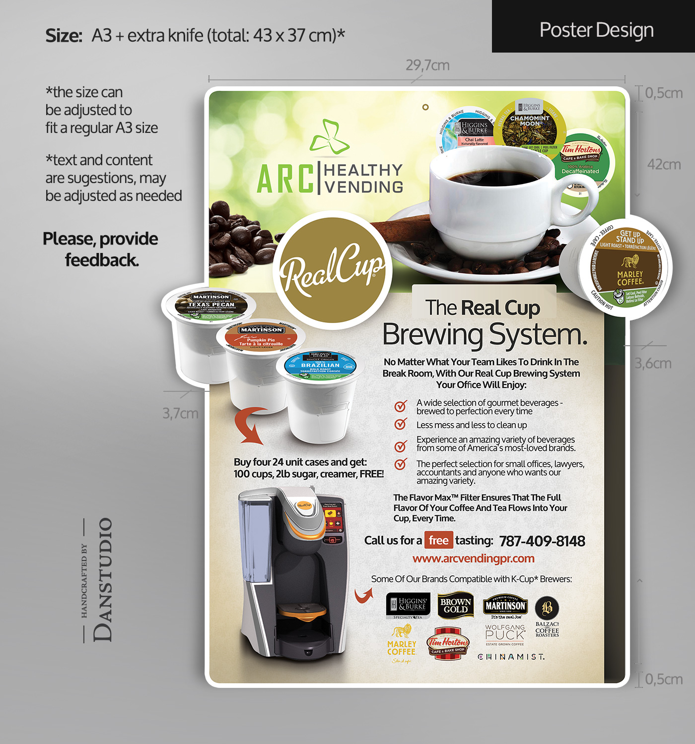 Diseño de Póster por danstudio para ARC Vending Corp. | Diseño #12372793