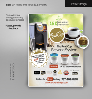 Poster Design by danstudio for ARC Vending Corp. | Design: #12374340