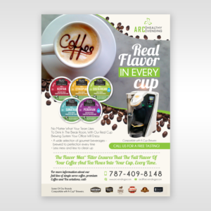 Poster Design by Kishaloy_D for ARC Vending Corp. | Design: #12345478