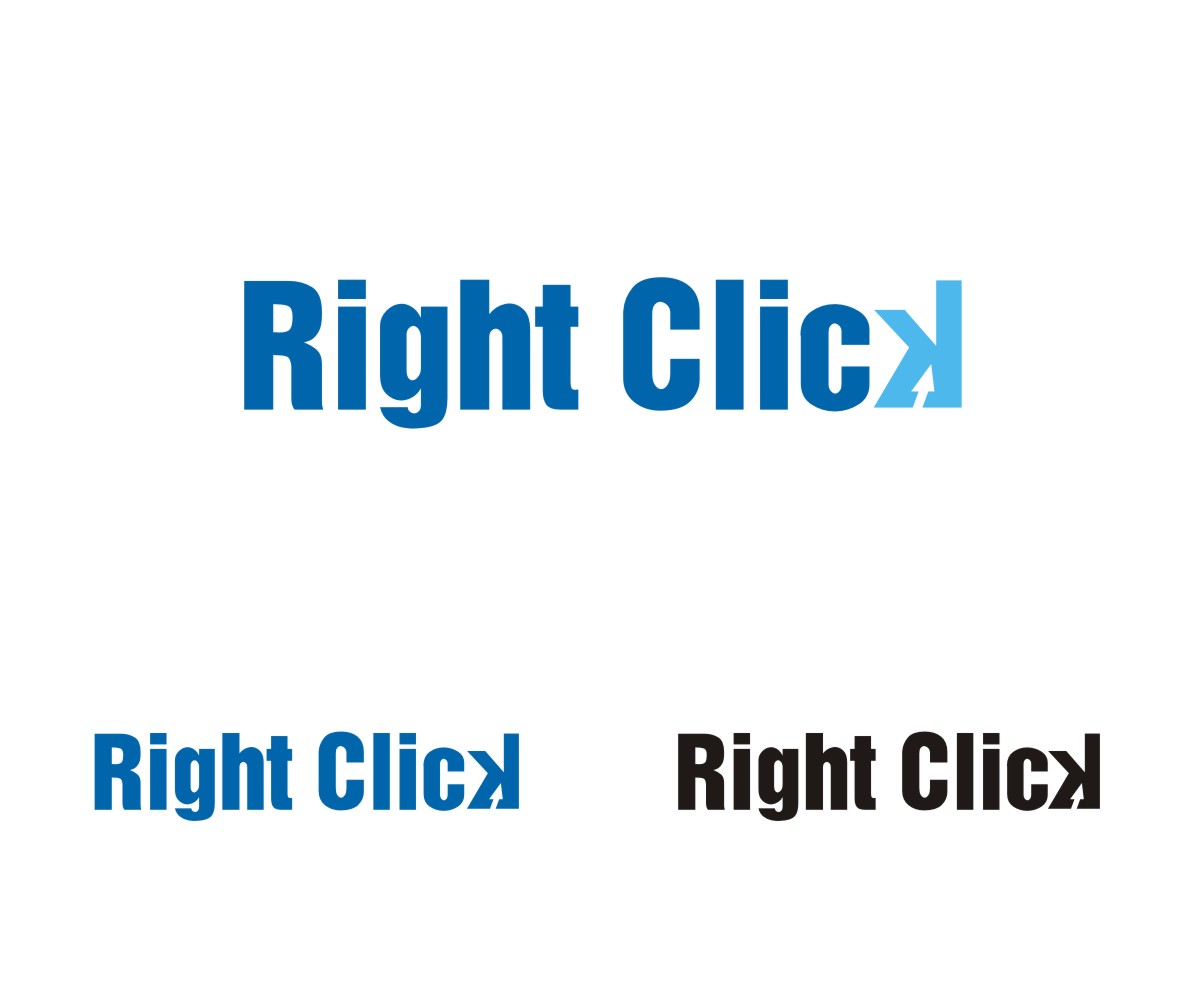 Logo Design by Falguni for Right Click | Design #13102611