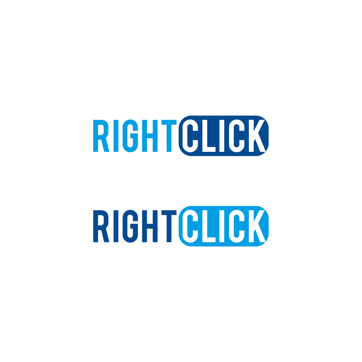 Logo Design by kenthuz for Right Click | Design #12264780