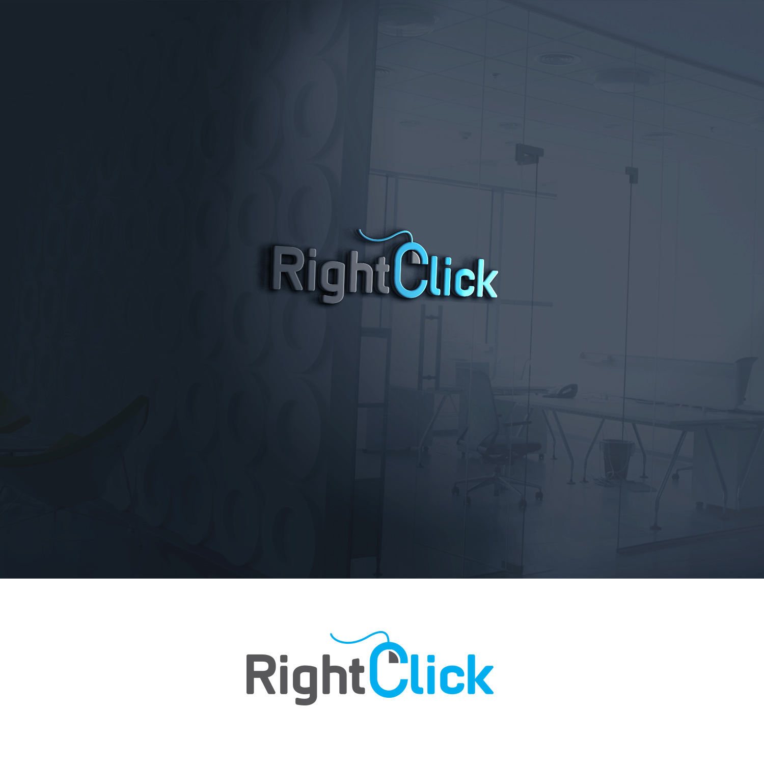 Logo Design by Awash for Right Click | Design #12311293