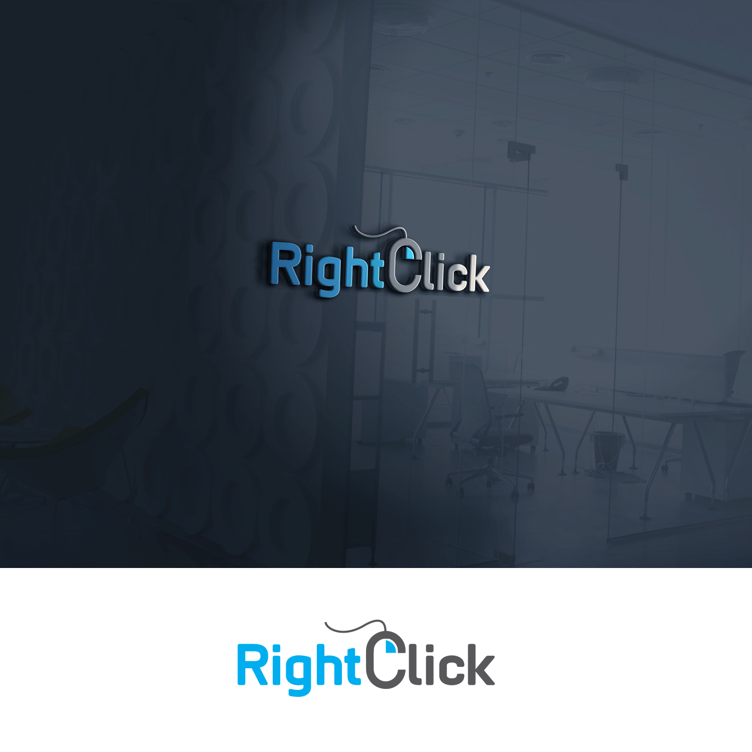 Logo Design by Awash for Right Click | Design #12311294