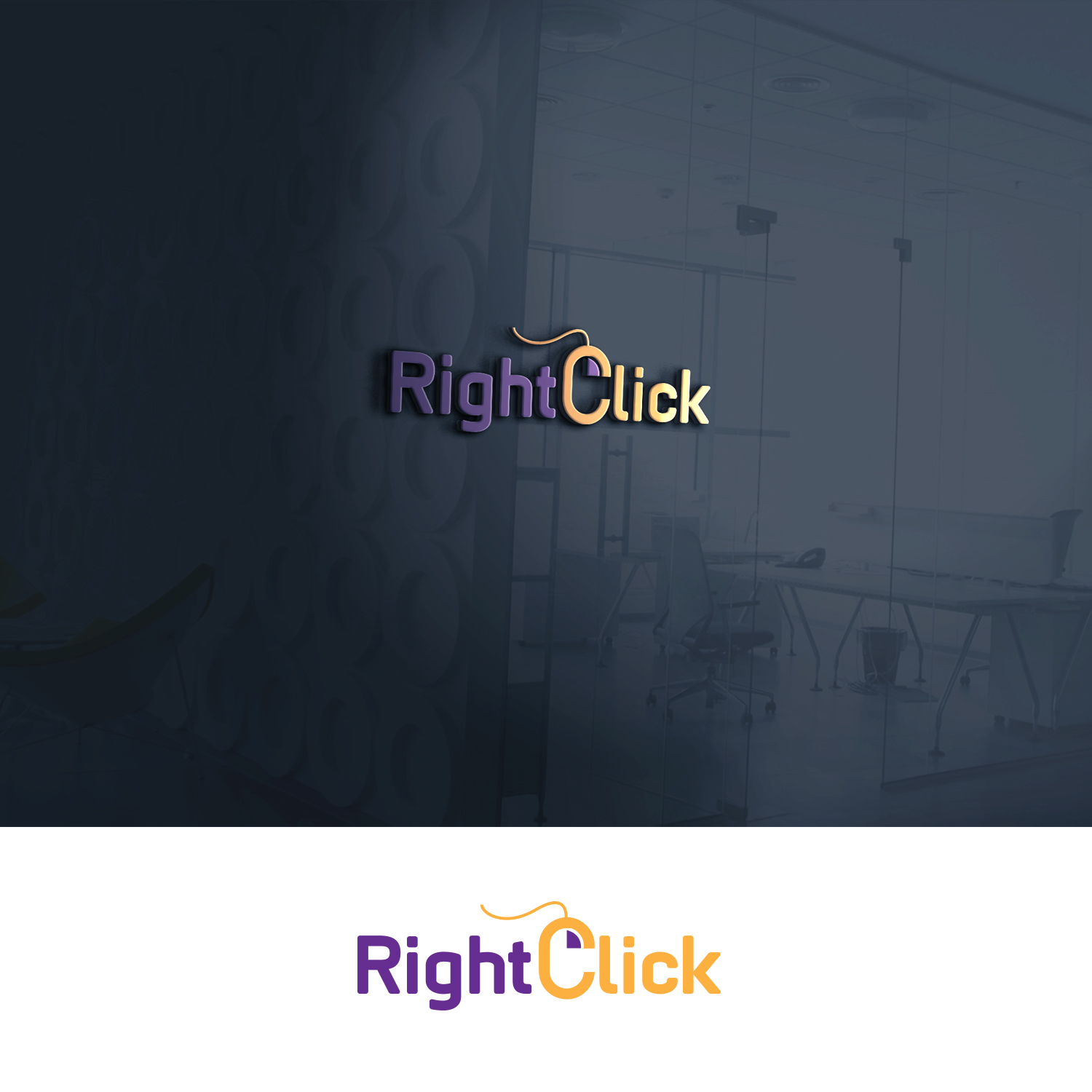 Logo Design by Awash for Right Click | Design #12311295