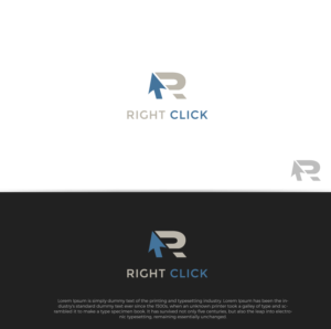 Logo Design by hics for Right Click | Design: #13547393