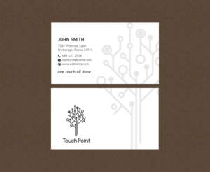 Diseño de Tarjeta de Presentación por chandrayaan.creative para Touch Point | Diseño: #12291406