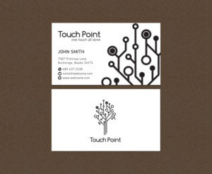 Diseño de Tarjeta de Presentación por chandrayaan.creative para Touch Point | Diseño: #12291408