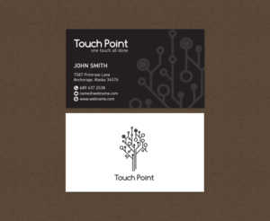 Business Card Design by chandrayaan.creative for Touch Point | Design: #12291409