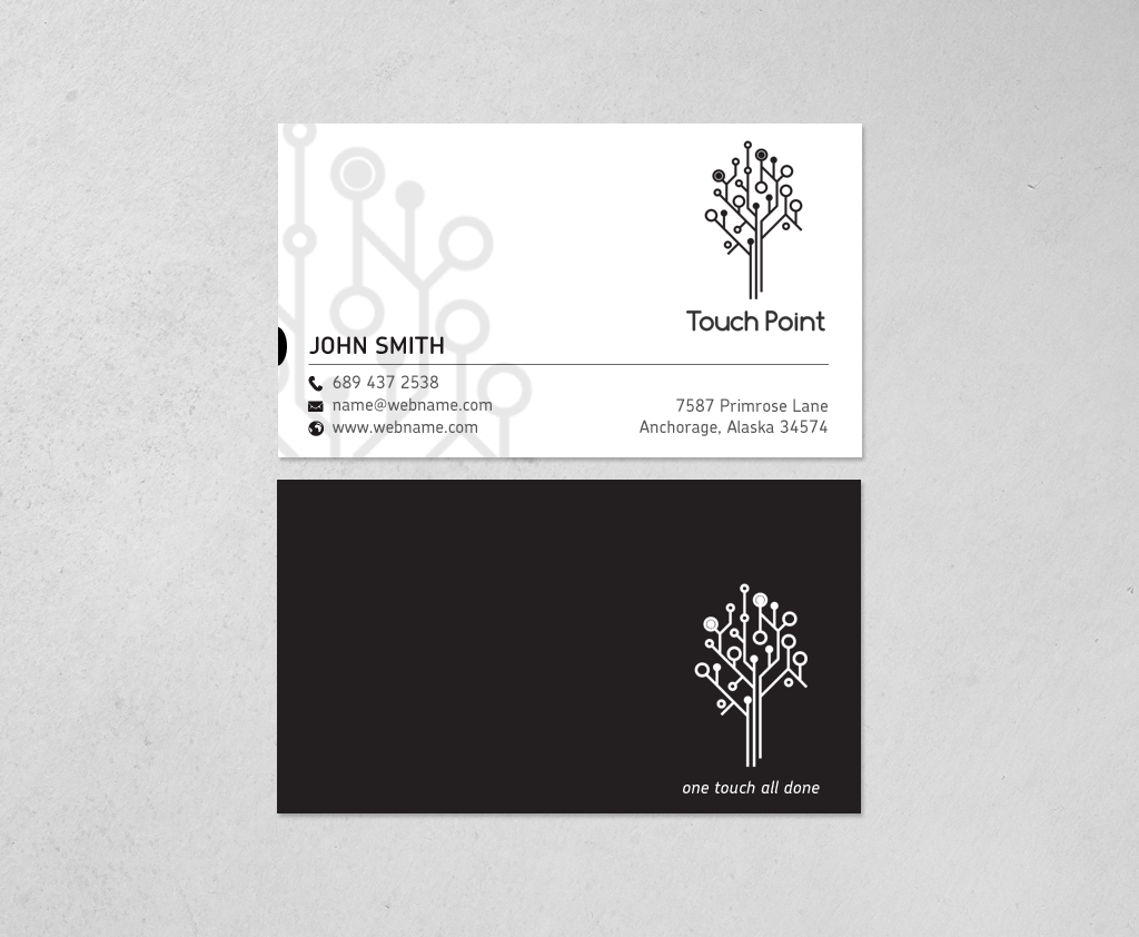 Business Card Design by chandrayaan.creative for Touch Point | Design #12291412