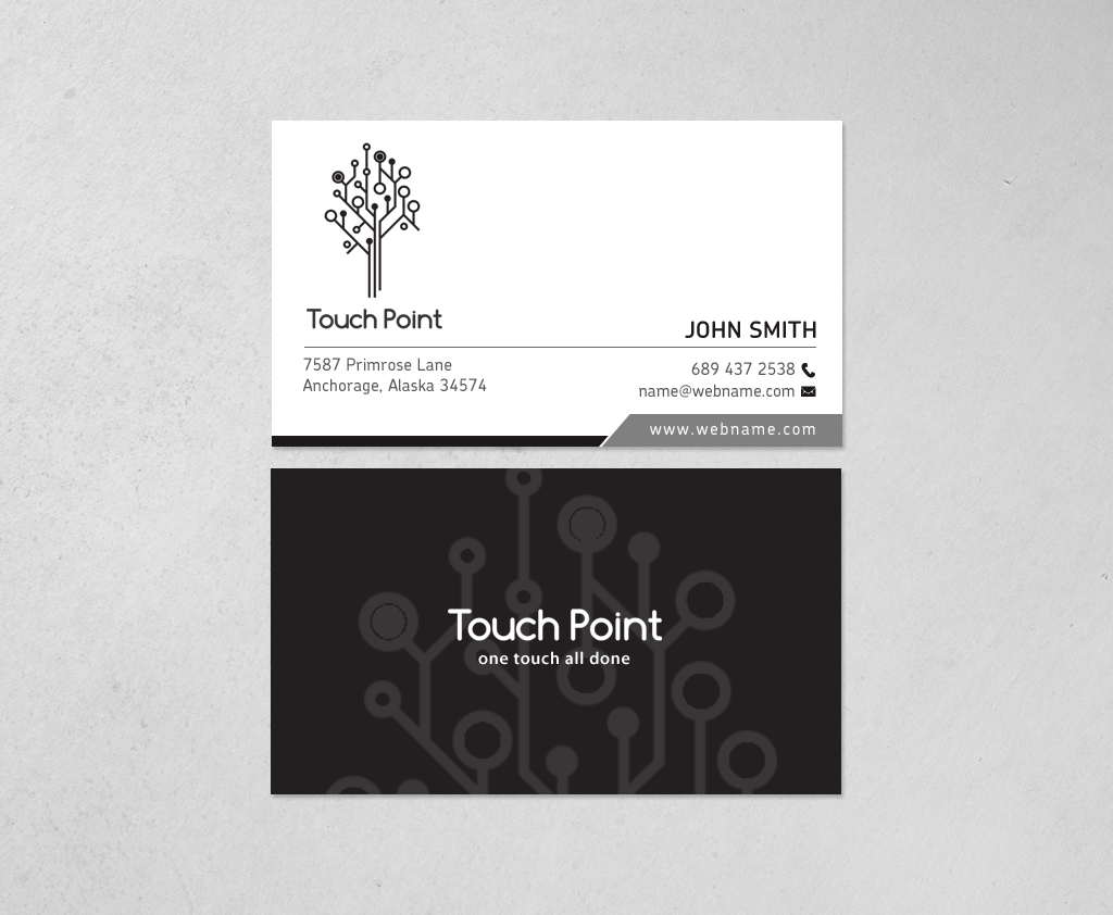 Business Card Design by chandrayaan.creative for Touch Point | Design #12291414