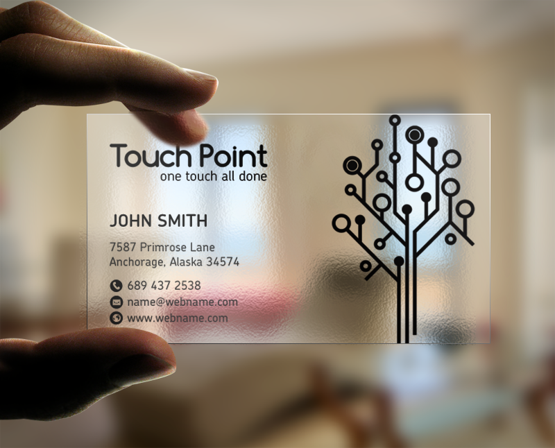 Diseño de Tarjeta de Presentación por chandrayaan.creative para Touch Point | Diseño #12292102