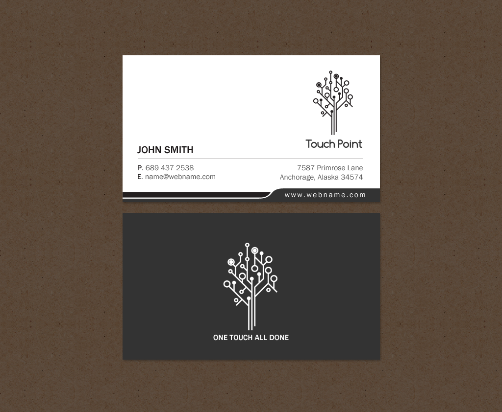 Business Card Design by chandrayaan.creative for Touch Point | Design #12297733