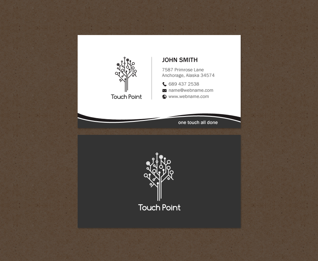 Business Card Design by chandrayaan.creative for Touch Point | Design #12297740