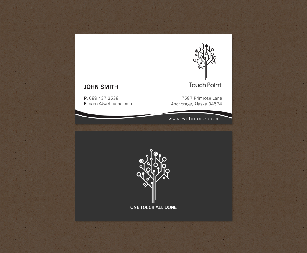 Business Card Design by chandrayaan.creative for Touch Point | Design #12297741