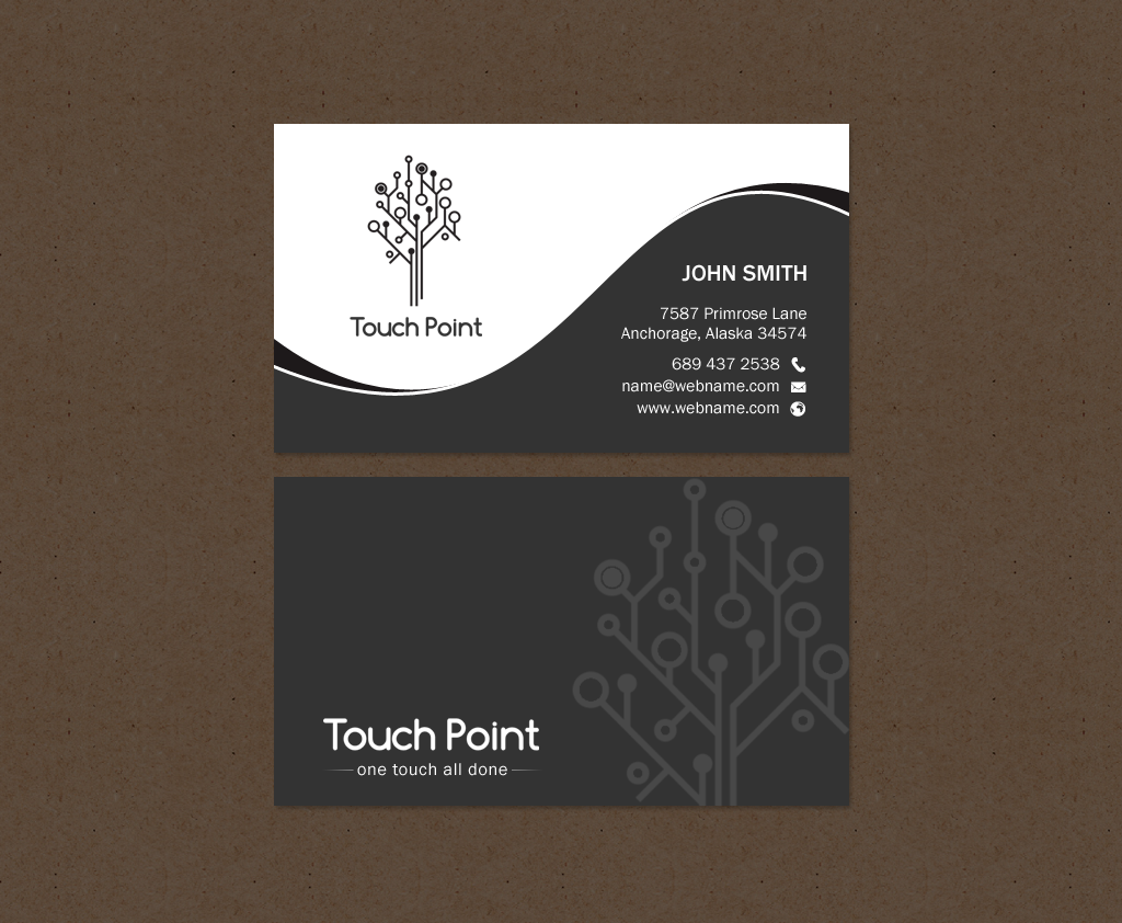 Business Card Design by chandrayaan.creative for Touch Point | Design #12297753