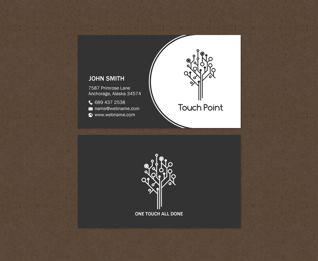 Business Card Design by chandrayaan.creative for Touch Point | Design #12297772