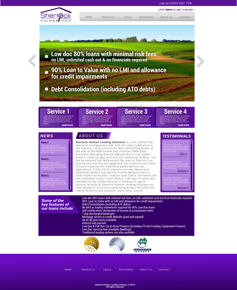 Web Design par Giovanni pour ce projet | Design #2398766