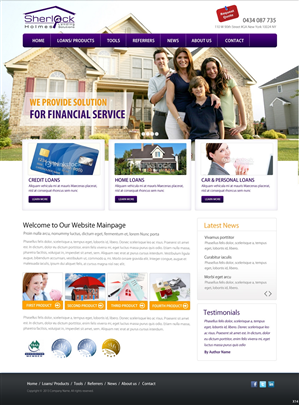 Web Design by pb for this project | Design: #2447030