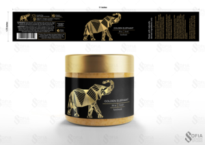 Elegant and modern body scrub for organic junkies | Packaging Design by SofiaDesignStudio