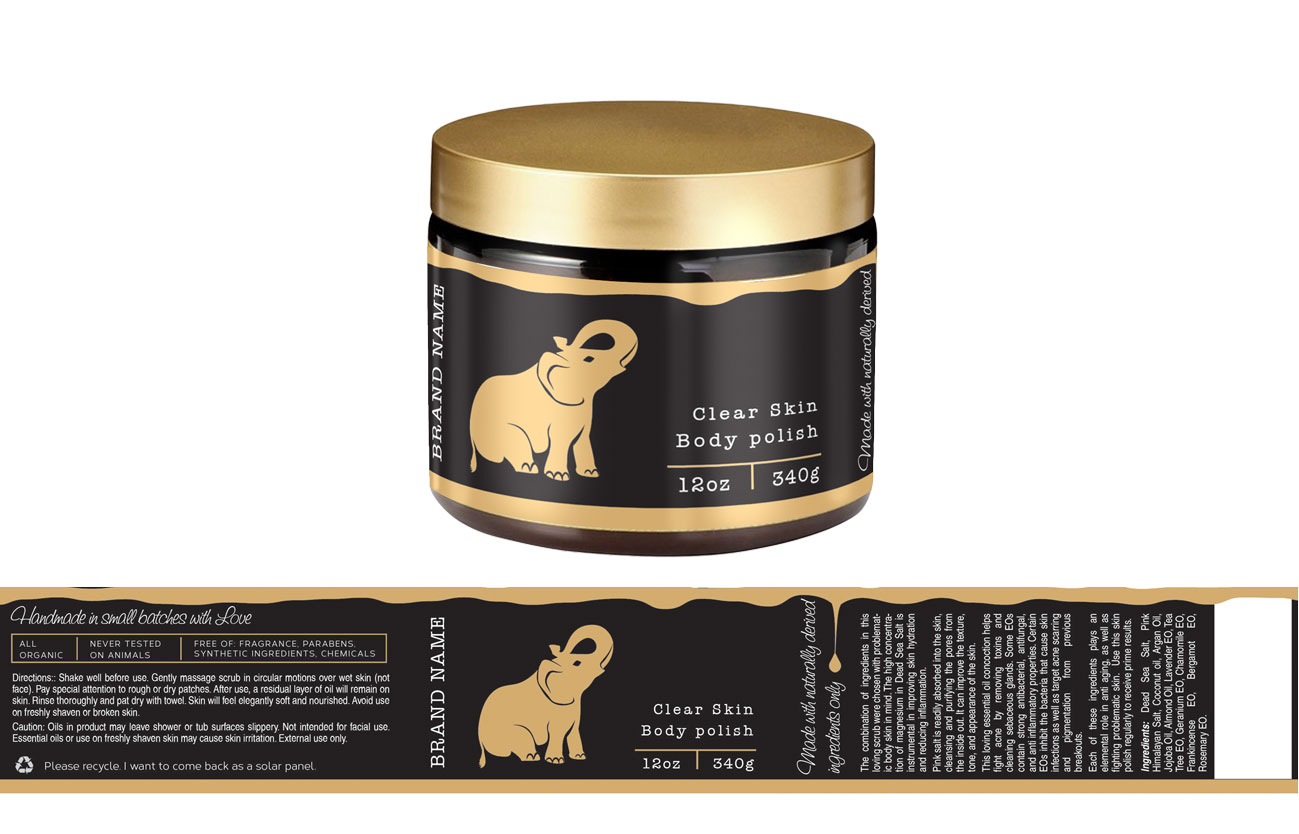 Packaging Design by 55rova for Beauty by Allison | Design #12329163