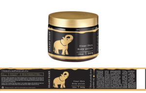 Elegant and modern body scrub for organic junkies | Packaging Design by 55rova