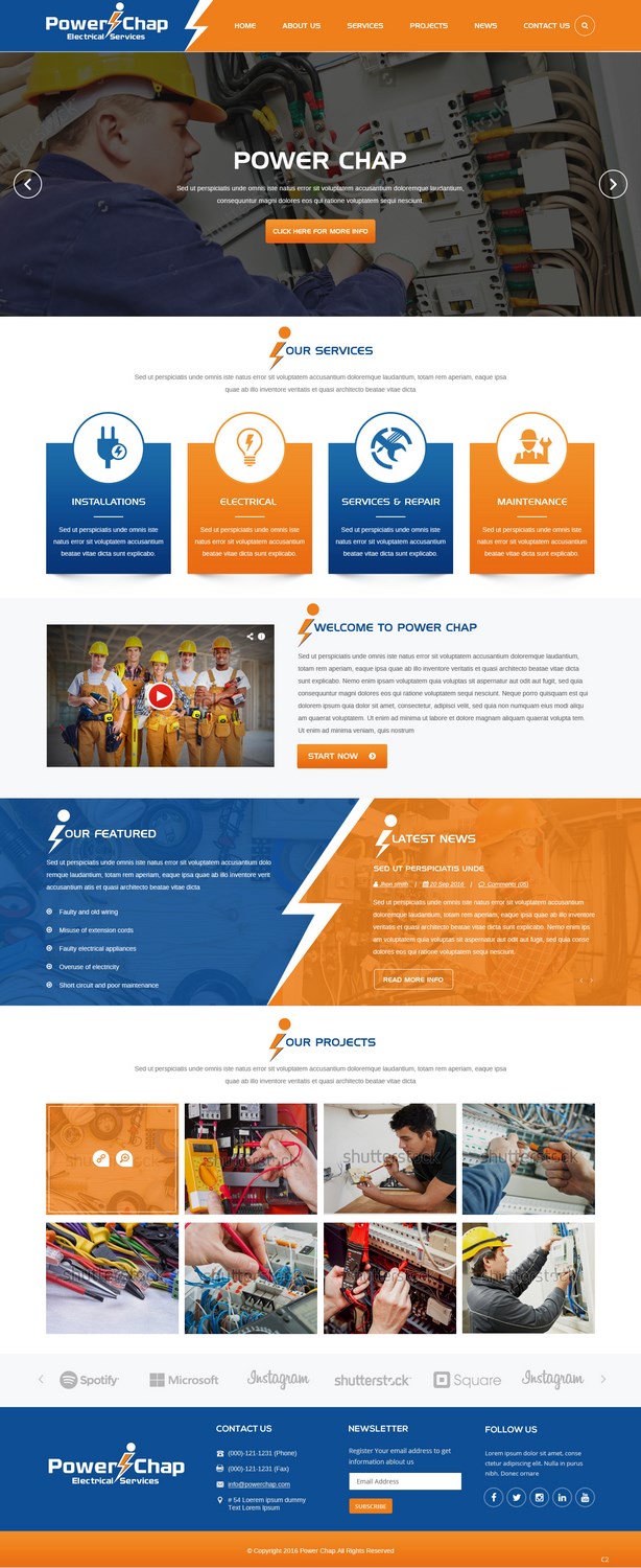 Web Design by pb for PowerChap | Design #12272146
