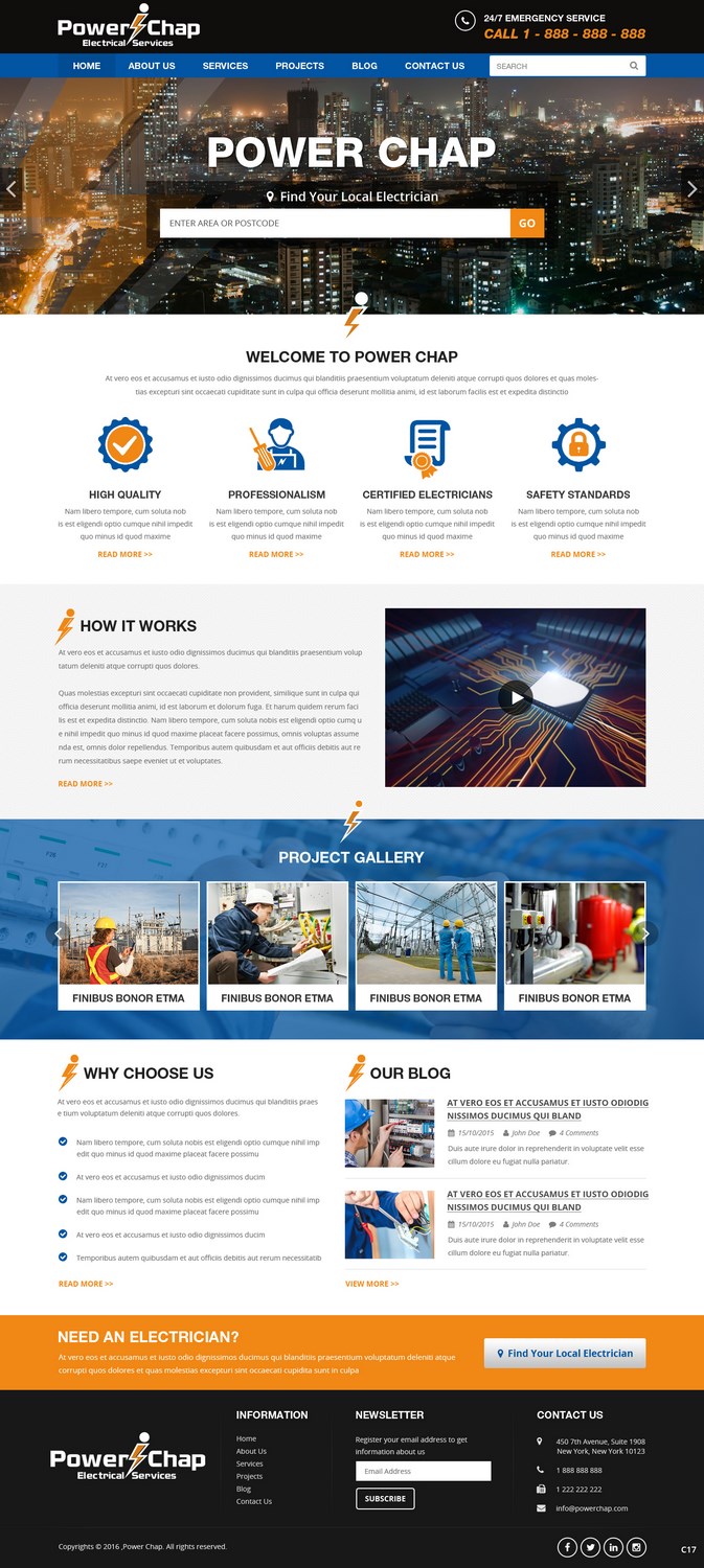 Web Design by pb for PowerChap | Design #12272147