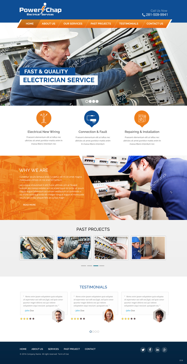 Web Design by pb for PowerChap | Design #12272149