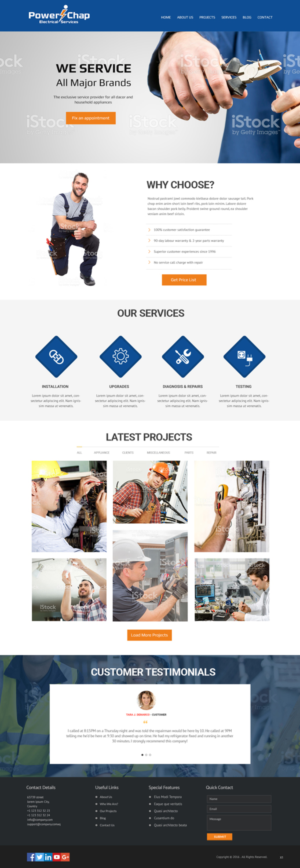 Web Design by pb for PowerChap | Design: #12272150