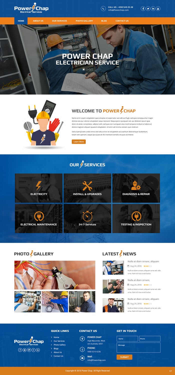 Web Design by pb for PowerChap | Design #12272170