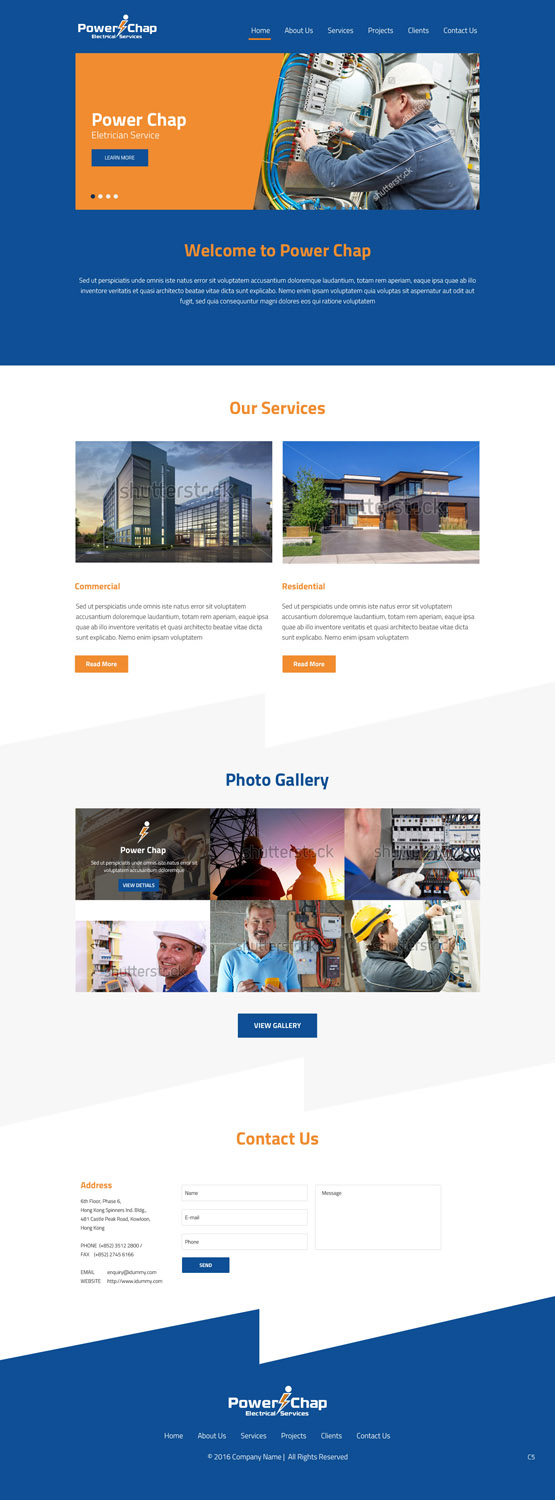 Web Design by pb for PowerChap | Design #12277266