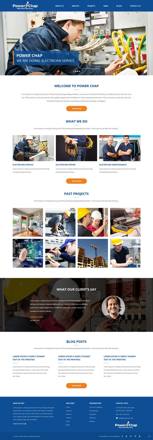 Web Design by pb for PowerChap | Design #12277268