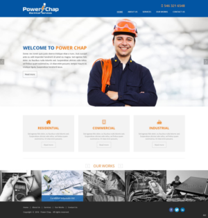Web Design by pb for PowerChap | Design: #12277269