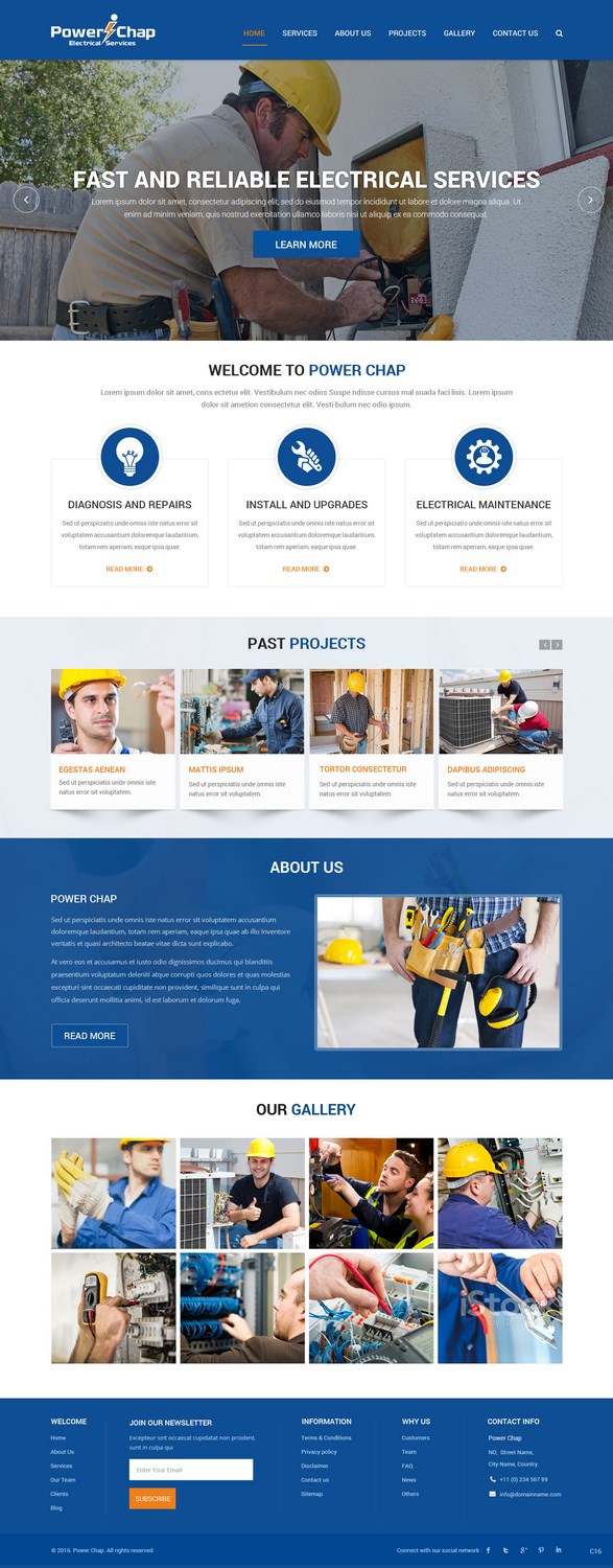 Diseño Web por pb para PowerChap | Diseño #12285267