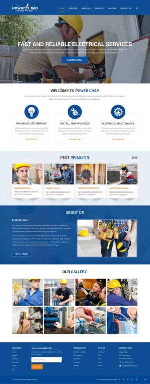 Web Design by pb for PowerChap | Design: #12285267