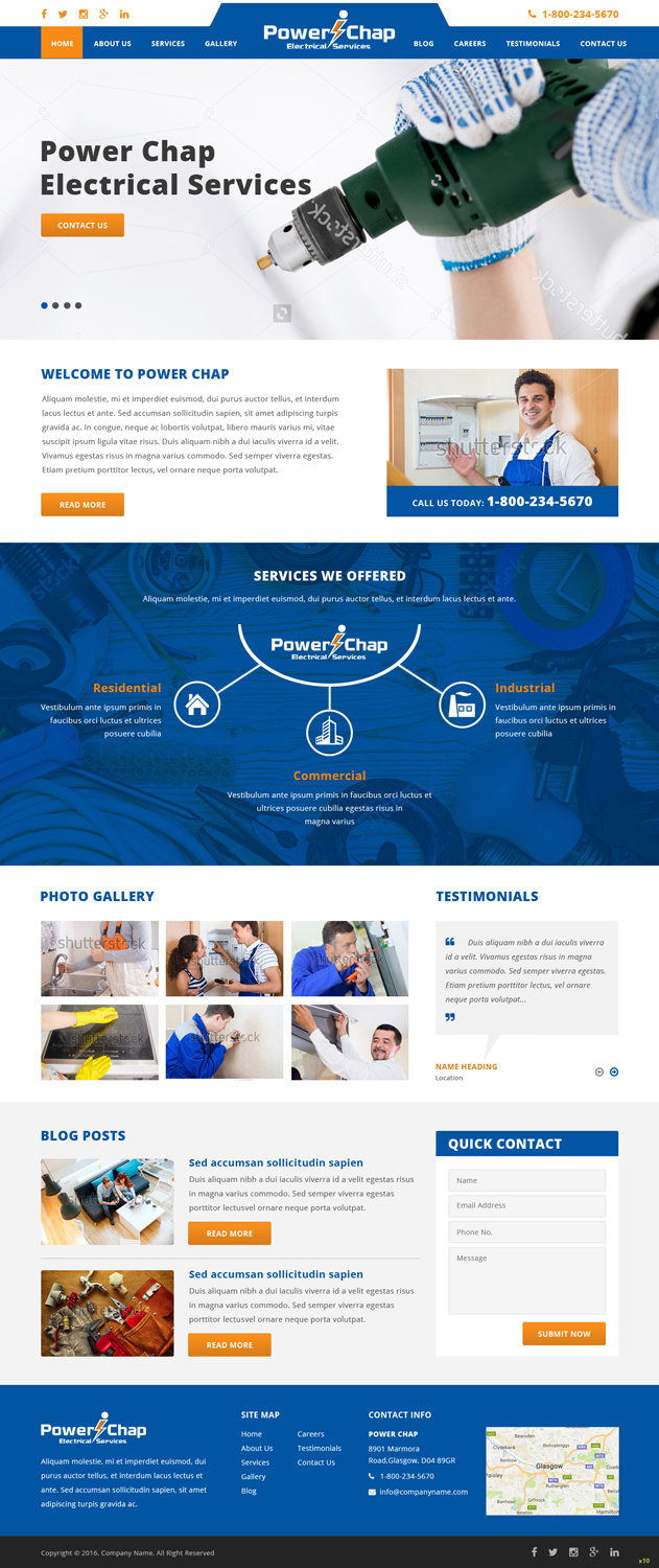 Web Design by pb for PowerChap | Design #12306563