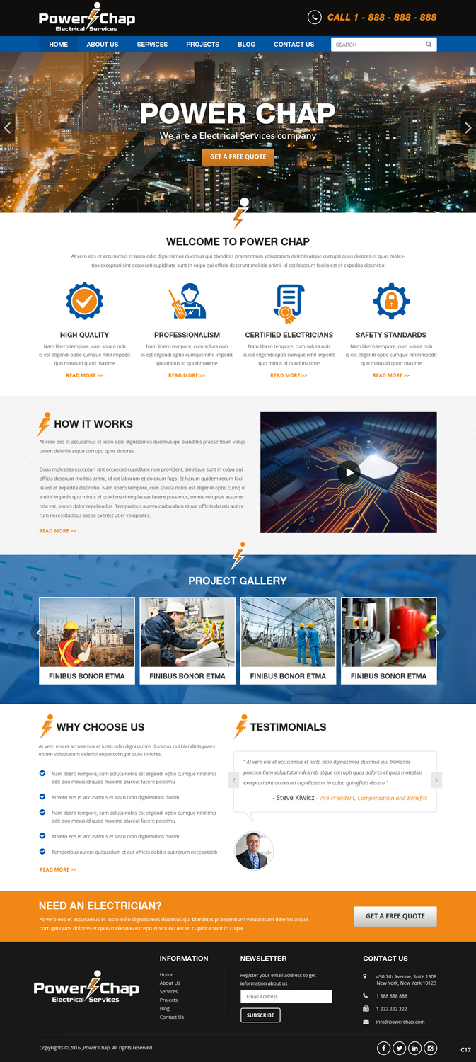 Web Design by pb for PowerChap | Design #12306565