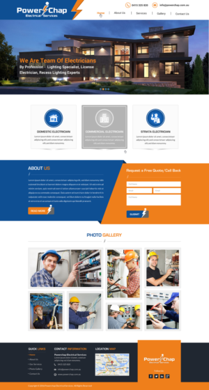 Web Design by Sbss for PowerChap | Design: #12839309