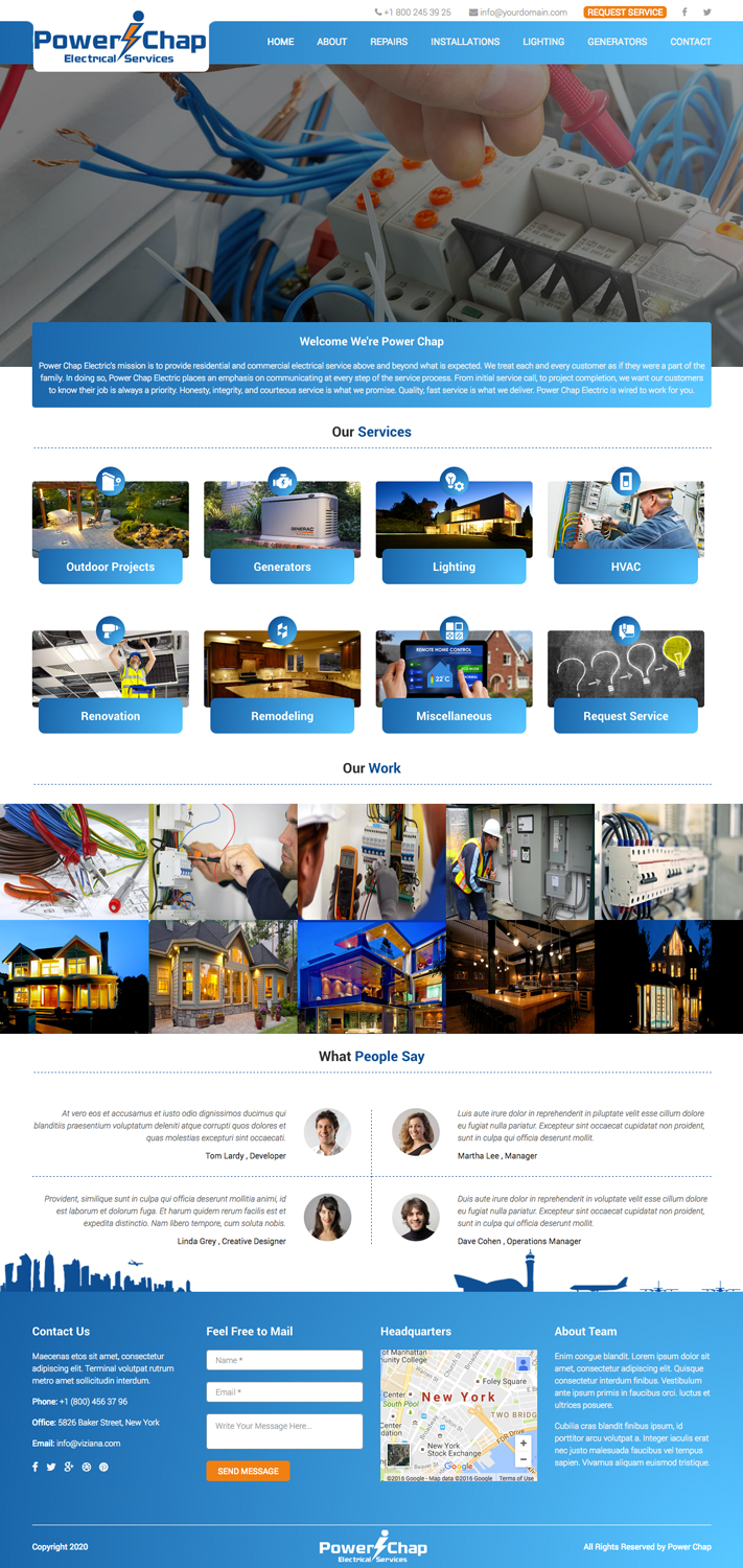 Diseño Web por cCopilot para PowerChap | Diseño #12308765