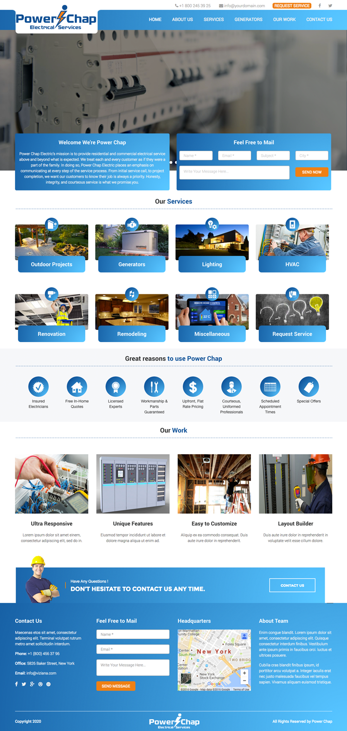 Web Design by cCopilot for PowerChap | Design #12308766