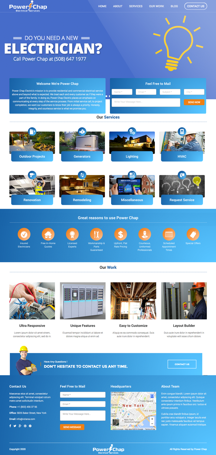 Diseño Web por cCopilot para PowerChap | Diseño #12308767