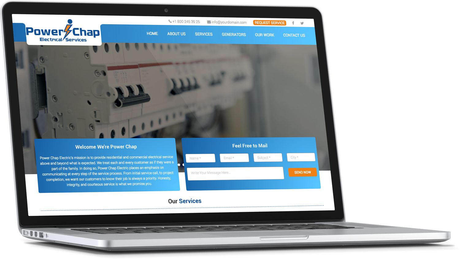 Diseño Web por cCopilot para PowerChap | Diseño #12308802