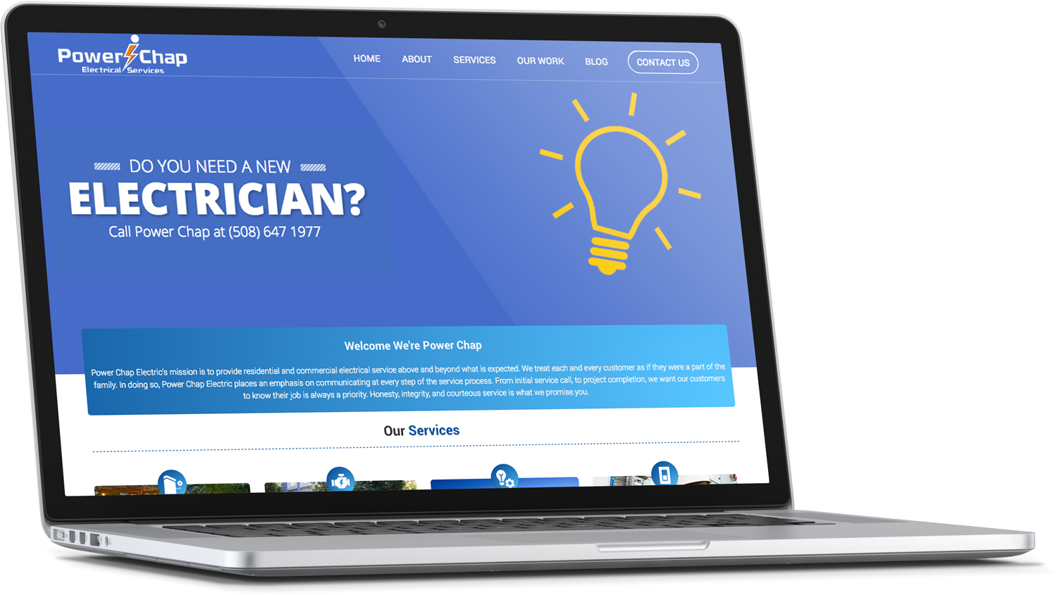 Diseño Web por cCopilot para PowerChap | Diseño #12308805