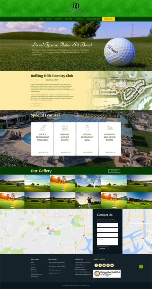 Design a great website for our amazing new country club in Southern California! | Diseño Web por Expert Designer