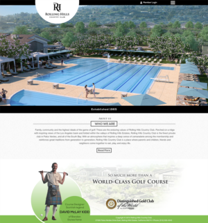 Diseño Web por Anooshaa Kachhia para Rolling Hills Country Club | Diseño #12379838